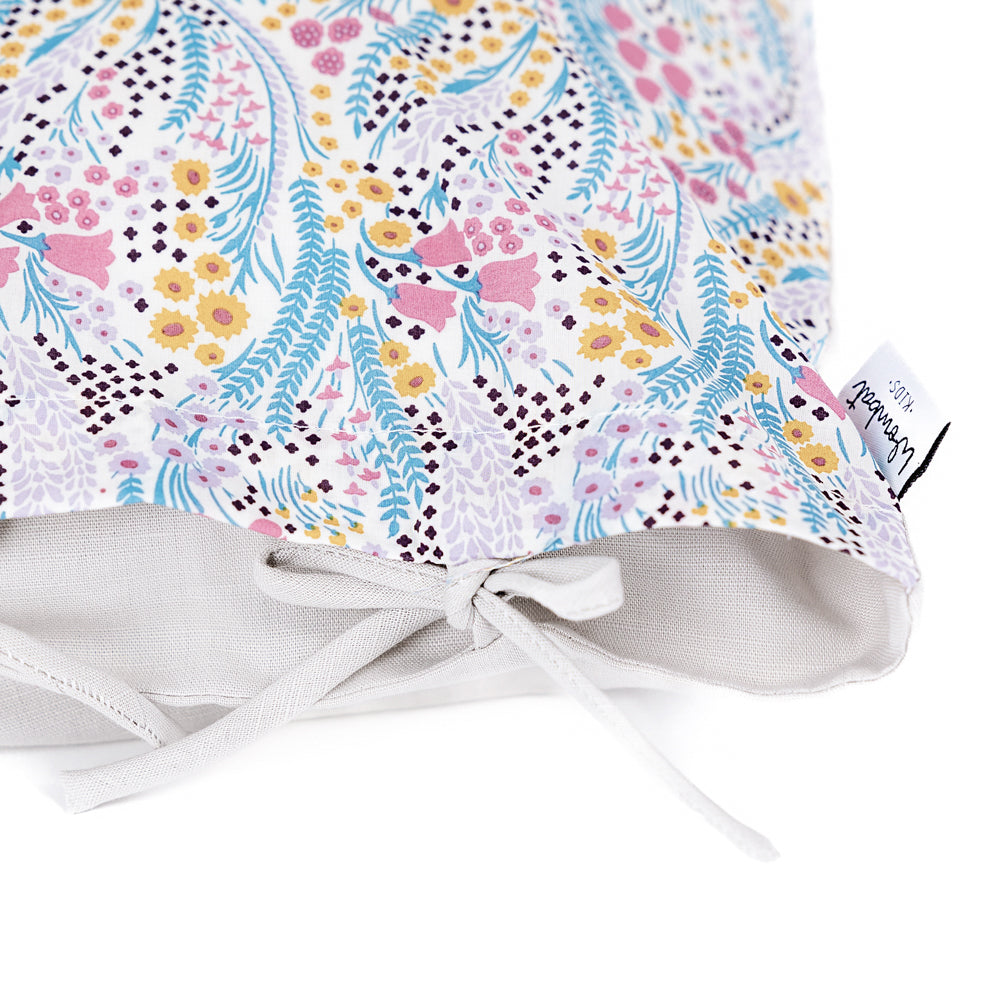 Funda de almohada pequeña Bell y Lino Gris
