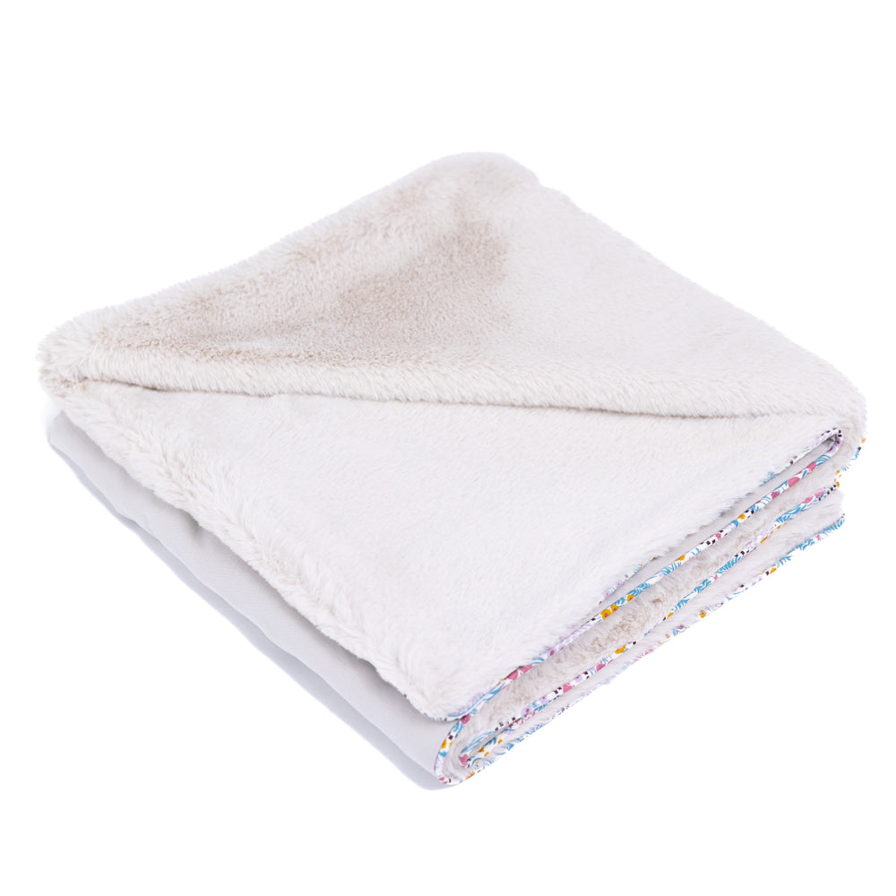 Grey Linen Cotton Blanket