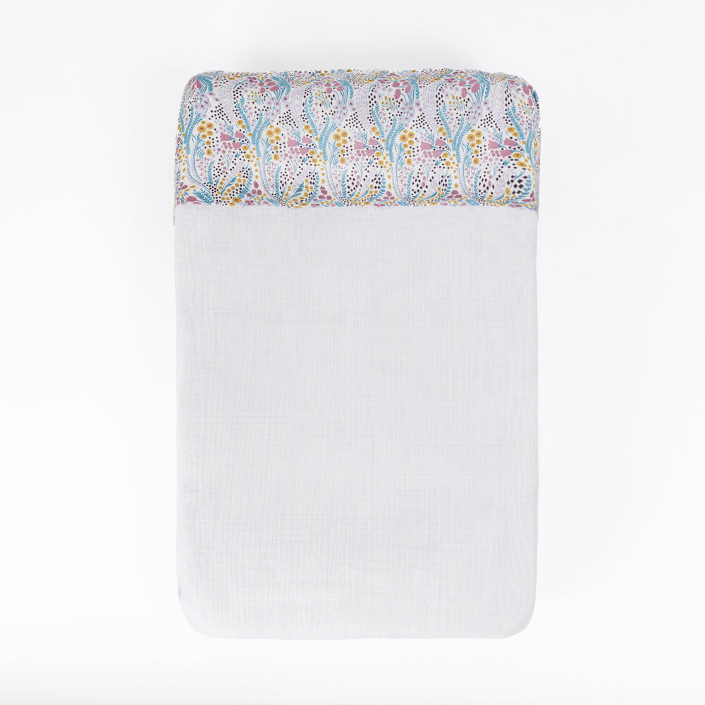 Bell and White Reversible Duvet Cover