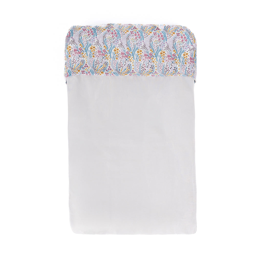 Bell and Grey Linen Reversible Duvet Cover