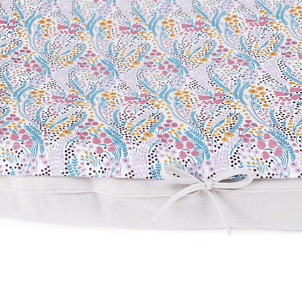 Bell and Grey Linen Reversible Duvet Cover