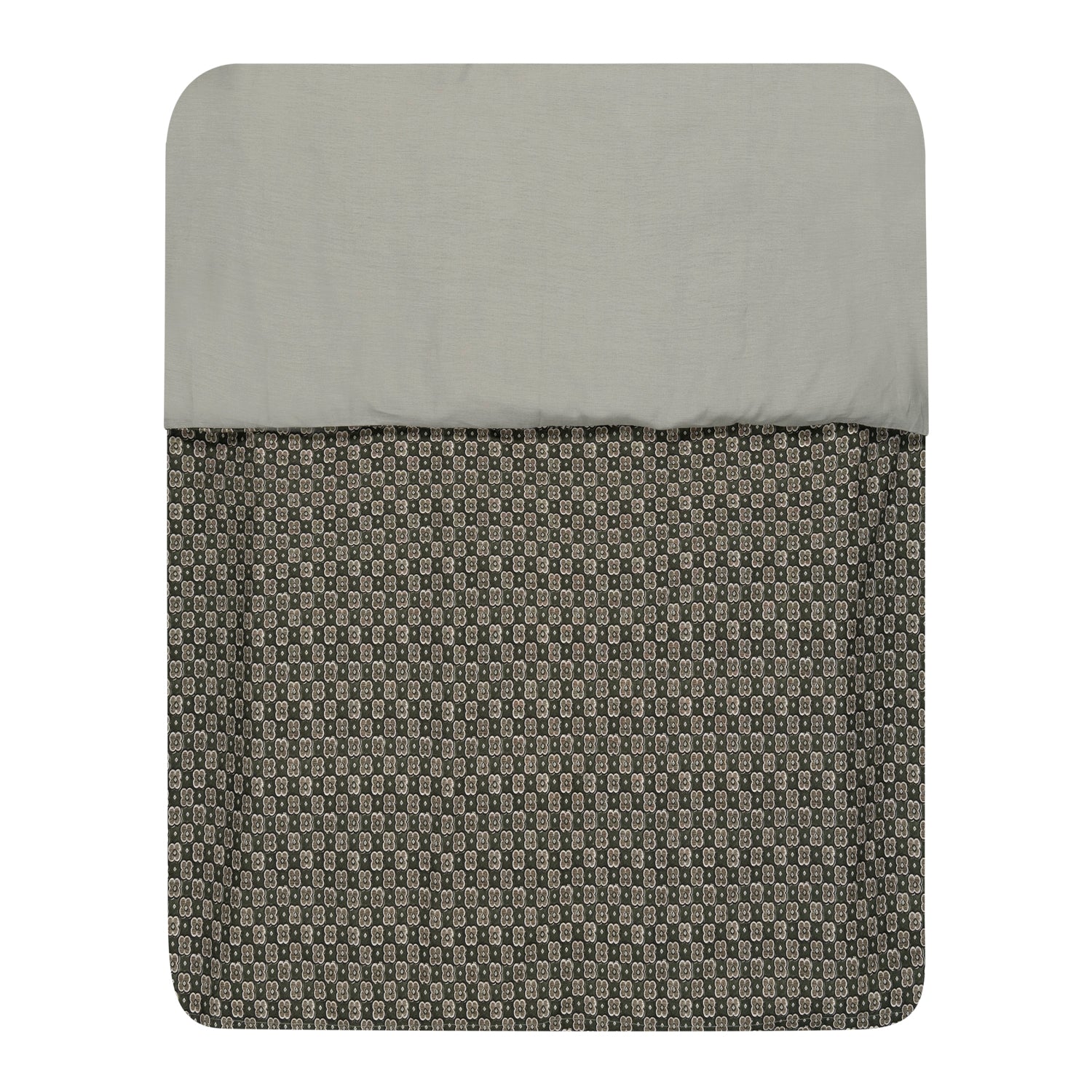 Funda edredón cuna Lucky Clover y Liquen