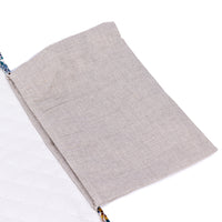 Travel Changing Mat - Beige Linen & Cotton