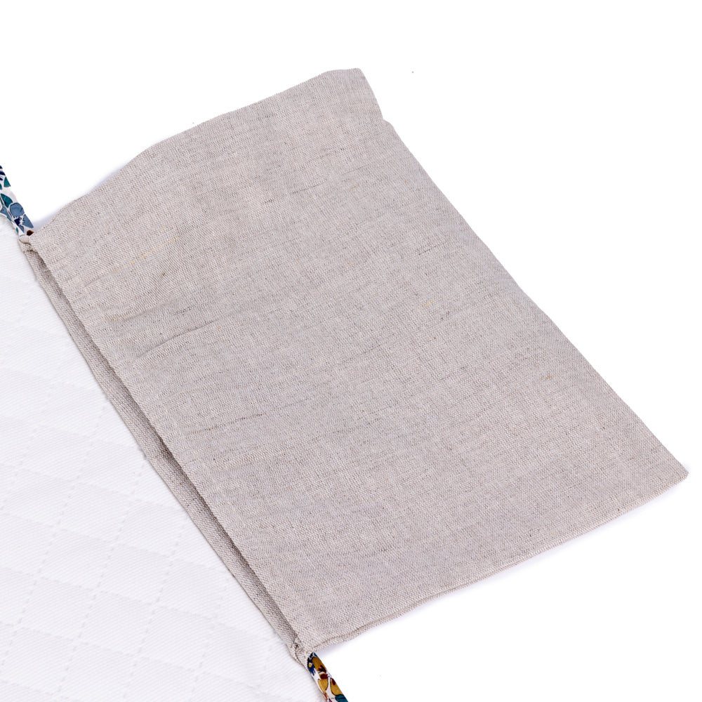 Travel Changing Mat - Beige Linen & Cotton