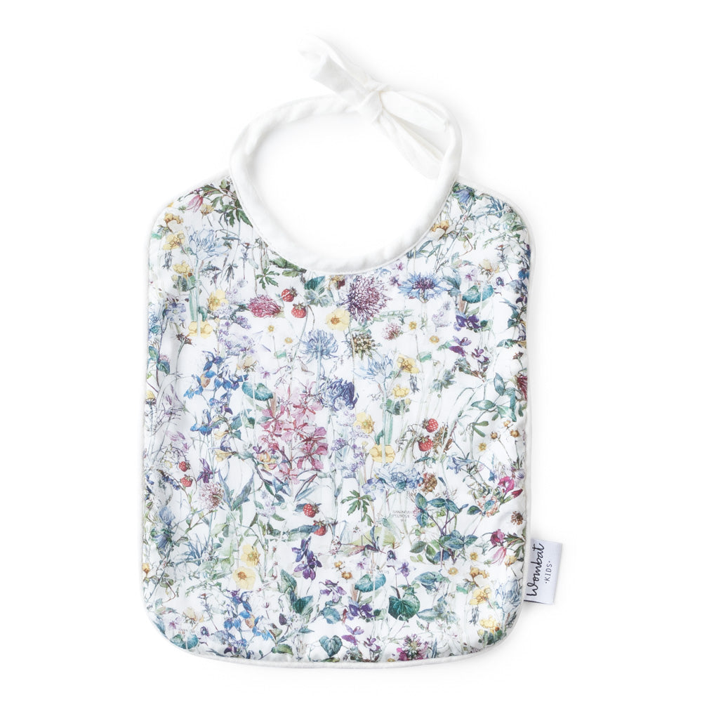 Large Bib in Secret Garden