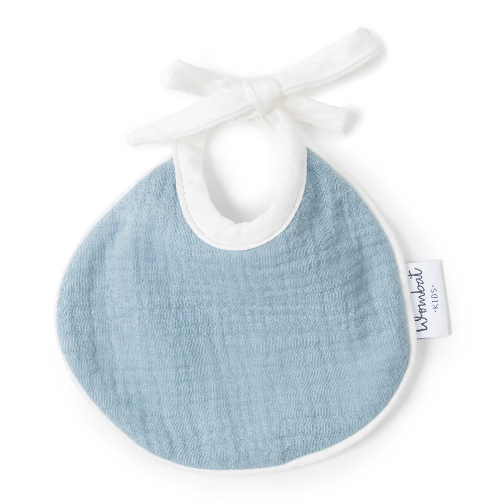 Small Blue Storm Babero