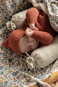 Anti-roll Pillows - Beige Linen-Cotton Mix
