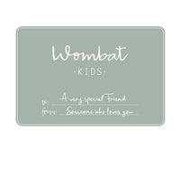 Tarjeta Regalo Wombat Kids Desde 100€