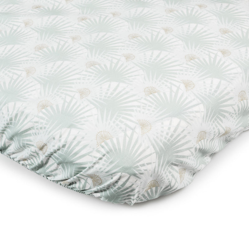 Fitted sheet for crib and moses basket in Palm Trees