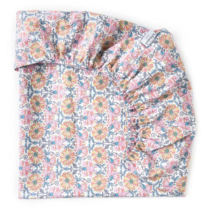 Fitted sheet for crib and moses basket in Honey Blossom- Liberty Fabric